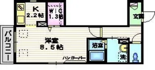 グランディールG・S・A【4階】の間取り