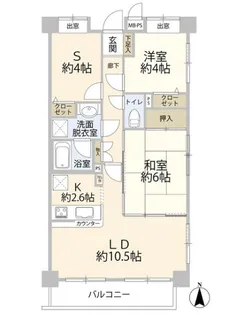日神パレステージ亀戸第3【3階】の間取り