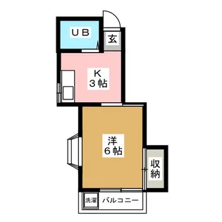 ラシェールメゾン【2階】の間取り