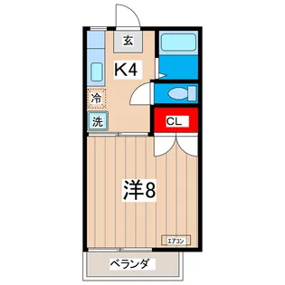 ボストン館【2階】の間取り
