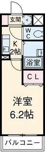 川口プラザD【2階】の間取り
