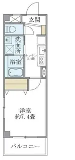 フジ・プライムコート【1階】の間取り