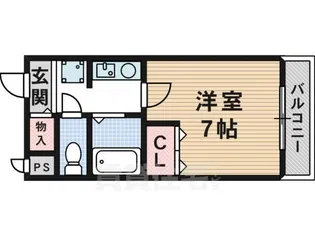 ブライティミル【1階】の間取り