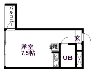ブランハイム長町【4階】の間取り