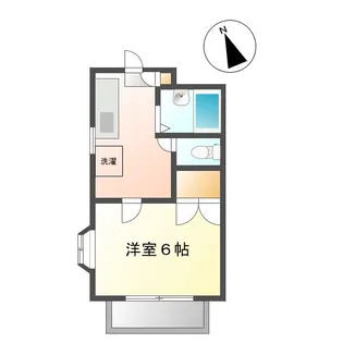 パークロードチェリーハイツ【1階】の間取り
