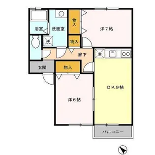 TARO2【2階】の間取り