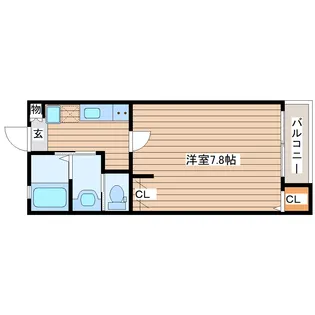 ルミエールAK【2階】の間取り