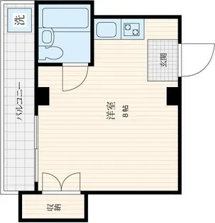 ユーノス双葉【3階】の間取り