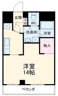 メゾンドールYASUDA【4階】の間取り