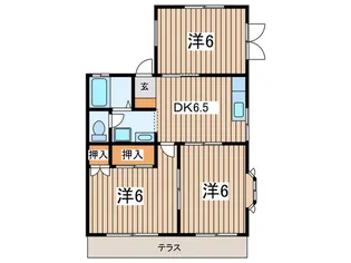 リンデンホーフ【1階】の間取り