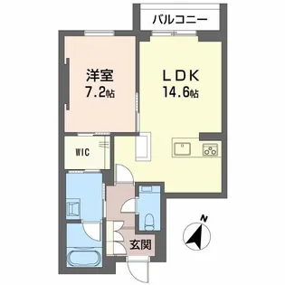 AZUR米山【2階】の間取り