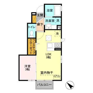 プレシャス【1階】の間取り