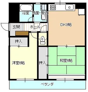 ラインビルド土方【3階】の間取り
