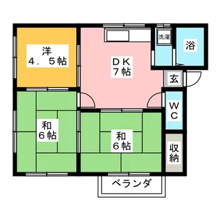 ヘルスコーポIII【1階】の間取り
