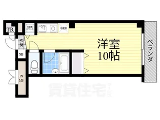 ヴィアーレ桜ノ宮【1階】の間取り