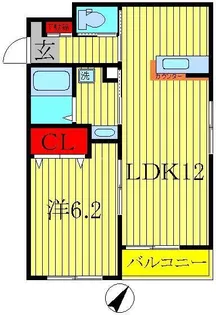 ヴェルドミール【2階】の間取り
