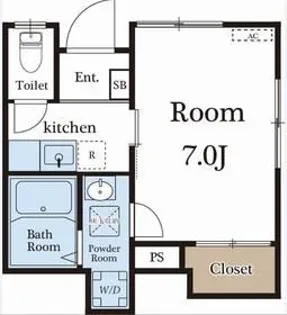トランキル池上【1階】の間取り