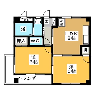 メゾン加藤【2階】の間取り