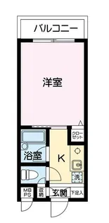 第六浅岡ビル【4階】の間取り