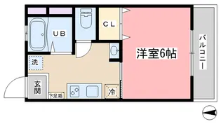緑山荘B棟【2階】の間取り