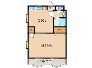 第2レジデンス美和【3階】の間取り
