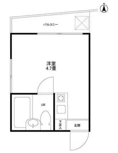シャンテ十条仲原【1階】の間取り