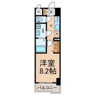 axis sakura【4階】の間取り