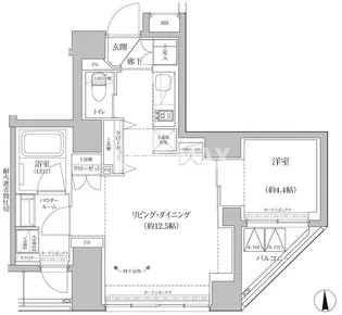 RELUXIA上野EAST【9階】の間取り