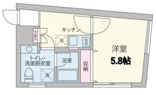クーカイ・テラス祐天寺【3階】の間取り