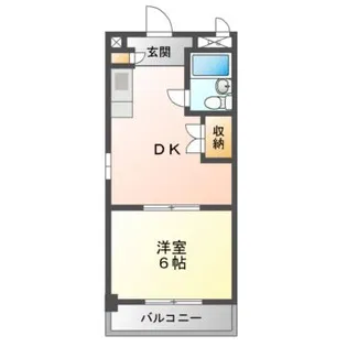 マンション山本 壱番館【4階】の間取り