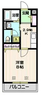 コートはなみずき【3階】の間取り