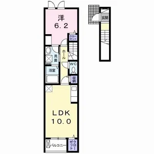 ステラノート【2階】の間取り