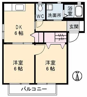 SQUARE35 A棟【1階】の間取り