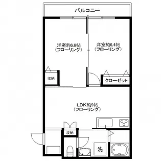 レセーナ【1階】の間取り