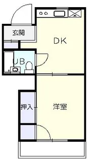 南波ハイツ【5階】の間取り