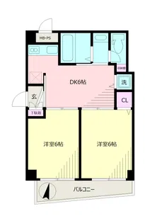シティパレス上大岡【3階】の間取り