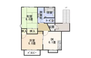 メゾンラフィーヌ【2階】の間取り