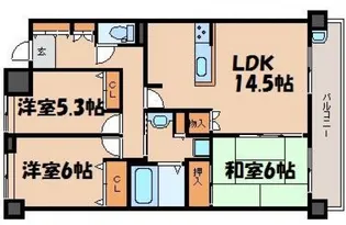 J-city坂駅前【10階】の間取り