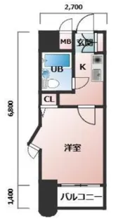 フォーラム白金【7階】の間取り
