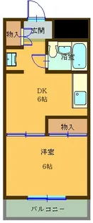 ブランドール入間【4階】の間取り