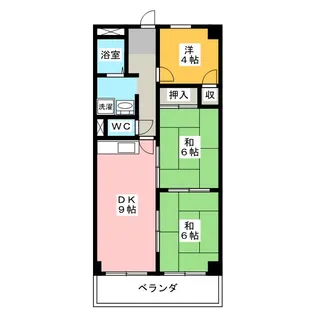 メゾンドアール【5階】の間取り