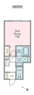 apartment K【1階】の間取り