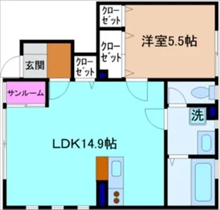A.Avenue【1階】の間取り