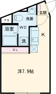 レピュア北千住レジデンスII【1階】の間取り