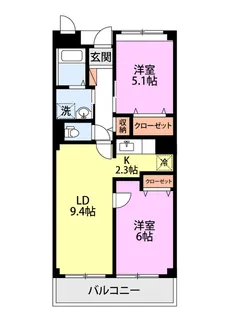 グランデ【2階】の間取り