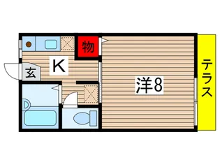 メゾン・エル 2【1階】の間取り