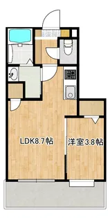 BLOSS【1階】の間取り