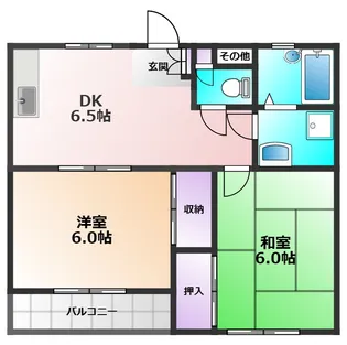 モンシャトー小金井成和【3階】の間取り