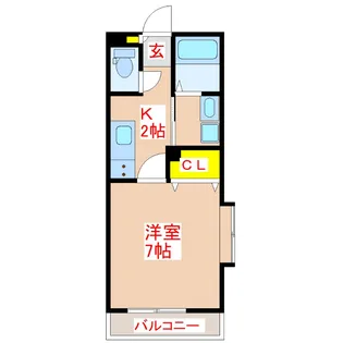 GRANVERDE ARATA II【1階】の間取り