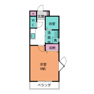 エクセルメゾン諸ノ木【2階】の間取り